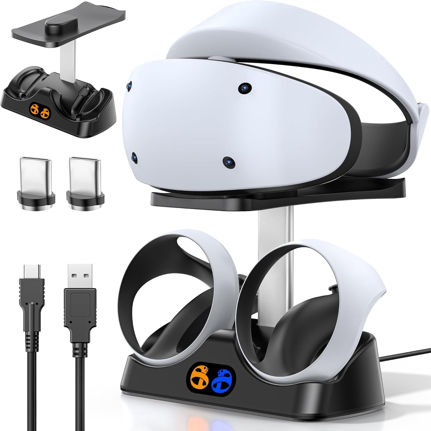 devaso Magnetic VR Gun Stock for PSVR2, 3-in-1 Handle, Shoulder