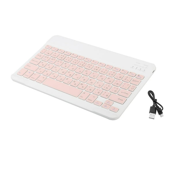 Teclado portátil para juegos Yotijar Rosa 5.1 inalámbrico universal tamaño completo