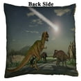 thumbnail image 2 of GCKG Dinosaur Pillowcase, Sunlight Sky Dinosaur Reversible Mermaid Sequin Pillow Case Home Decor Cushion Cover 20x20 inches, 2 of 3