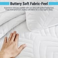 thumbnail image 5 of THD Winston - 3 Piece Full Queen Size Quilt Set, Lightweight Queen Bedspread Coverlet Set (Full/Queen, White), 5 of 7