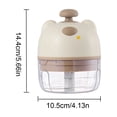 thumbnail image 3 of EQWLJWE Choppers Mini Meat Grinder Garlic Chopper Electrics Garlic Press Mincer Household Food Processor Small Blenders for Vegetable Fruit Baby Food Maker Kitchen Gadget, 3 of 6