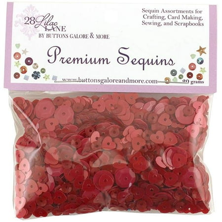 Jhb Buttons - Velvet - 28 Lilac Lane Premium Sequins 20g