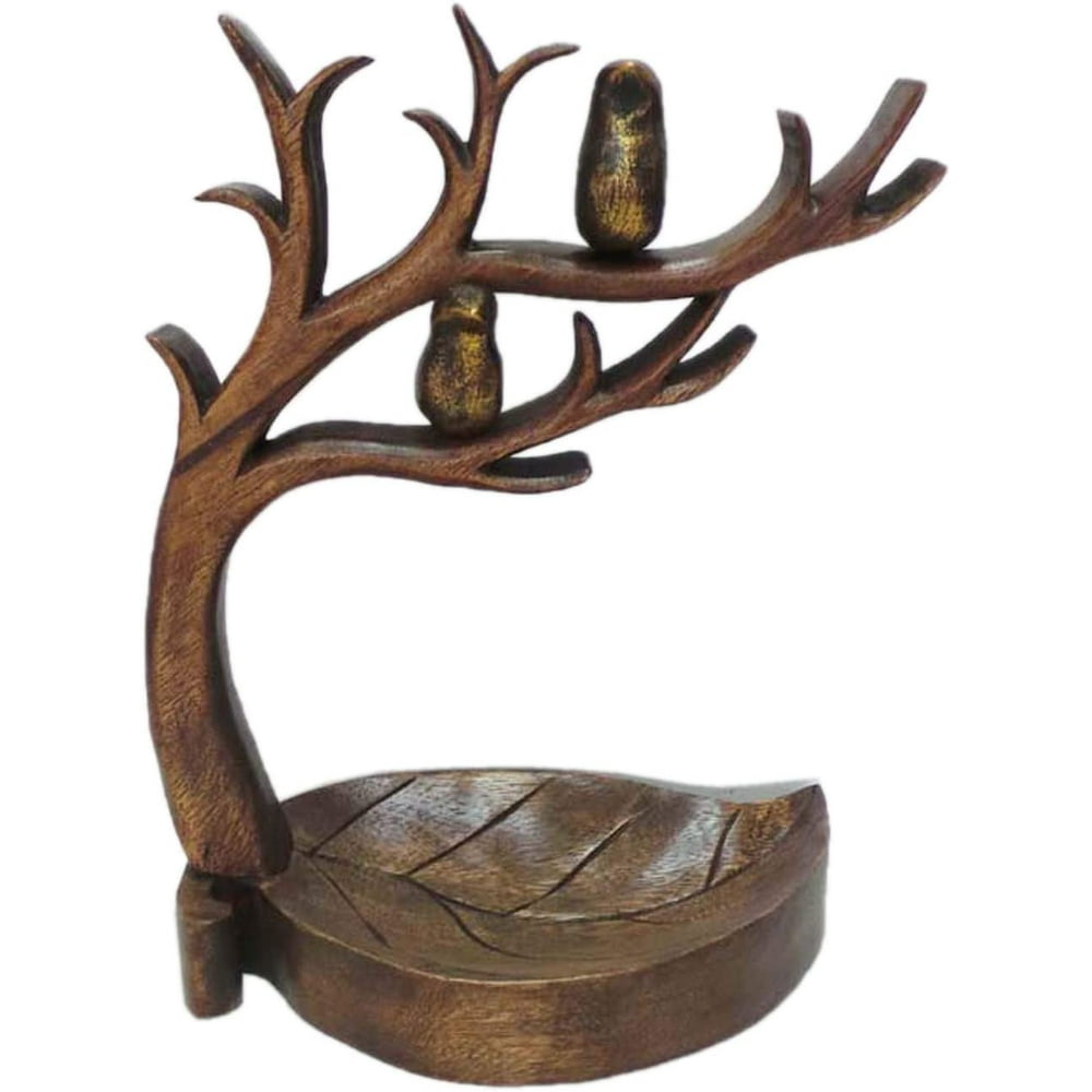 Decozen Decozen Solid Wood Jewelry Hanging Tree Stand Multi