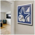 thumbnail image 3 of YTF NFL Dallas Cowboys 3D Logo Series Wall Art 12X12, 3 of 4