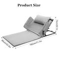 thumbnail image 2 of Xianers Electric Lifting Backrest Pillow with Electric Pump System, Electric Lifting Bed Backrest for Pregnant Women, Elderly, Patient & Handicap for Sit-up Backrest in Bed (Grey with handrail), 2 of 9