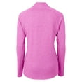 thumbnail image 3 of Women's Cutter & Buck  Heather Light Pink Houston Astros Raglan Adapt Eco Knit Heather Recycled Full-Zip Jacket, 3 of 3