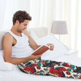 thumbnail image 5 of Gukieu Chicken Print Men's Home Trousers, Elastic Drawstring Home Pajamas Clothing Suitable for Adult Men-Small, 5 of 6
