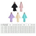 thumbnail image 7 of IDOPIP Kids Girls Abaya Muslim Full Cover Lace Hijab Dress 2pcs Kaftan Dubai Islamic Prayer Dress, 7 of 7