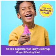 Kinetic Sand Scents, Ice Cream Treats Playset with 3 Colors Scented Play Sand & 6 Tools, Sensory Toys for Kids Ages 3 and up