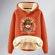 thumbnail image 4 of WILLBEST Sudadera de Mujer con Capucha y Estampado de Vaca Navideña Mediana, 4 of 4