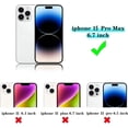 thumbnail image 2 of for iPhone 15 Pro Max Frameless Bumper Case with Camera Lens Protector, Slim Fit No Back No Frame Design TPU Bumper Compatible with MagSafe Excellent Heat Dissipation (Purple), 2 of 14