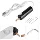 thumbnail image 4 of Mini taladros eléctricos portátiles, amoladora Micro USB DC 5V con 3 uds., juegos de brocas para taladrar papel de madera y plástico JFHHH pequeña, 4 of 5