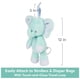 thumbnail image 2 of Peluche GUND Baby Safari Friends Elephant con música de 12 pulgadas, 2 of 8