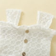 thumbnail image 3 of IROINNID Toddler Girl's Summer Sleeveless Suspender Tops lattice Pants Set, 3 of 9