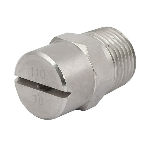 1/2BSP Embout de Pulvérisation en Acier Inoxydable 3.6mm Dia 110 Degrés