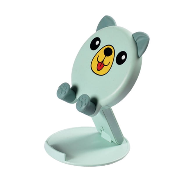 Mobile Phone Holder Foldable Portable Cute Cartoon Desktop Tablet Phone Lifting Bracket for Table