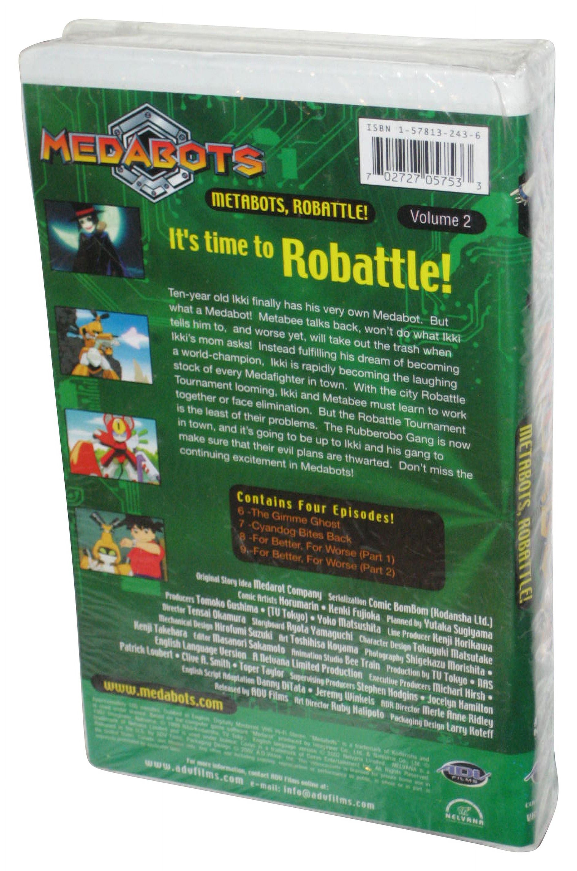 Medabots Robattle More Power Vol. 2 ADV Films (2002) Animated