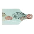 thumbnail image 2 of Abstract Cutting Board, Modern and Cool Design Surreal Dots Like and Circled Design Art, Decorative Tempered Glass Cutting and Serving Board, Wine Bottle Shape, Maroon Grey Red, by Ambesonne, 2 of 5