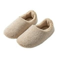 thumbnail image 5 of Titcea House Slippers for Women, Slip-On Closed Toe Heel Slippers, Warm Cozy Lambswool Shoes Indoor, 5 of 5