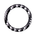 thumbnail image 2 of Embellecedor de anillo de botón de arranque y parada de motor para 1/3/5 Series E87 E90 (negro + plata), 2 of 6