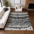 thumbnail image 6 of Addison Rugs Chantille Indoor/Outdoor Transitional Stripes Black Machine Washable Rectangle Rug, 10' x 14', 6 of 8