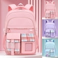 thumbnail image 3 of School Backpack for Middle Elementary School Bag Solid Color Bookbag Outings, Playground, 3 of 8
