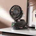 thumbnail image 1 of Multifunctional Clip Spray USB Charging Big Wind Mute 360 Degree Rotating Mini Fan, 1 of 8