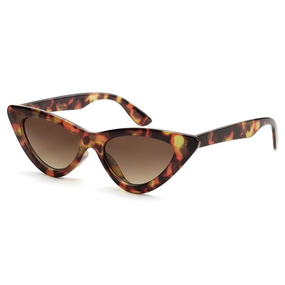 Gafas de Sol Vintage Retro con Montura de Ojo de Gato para Mujer LIKSMU