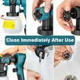 thumbnail image 7 of Cordless Paint Sprayer for Makita 18v Battery, Spray Gun, 200W Paint Sprayer for Home Interior and Exterior, House Painting(Battery Not Included), 7 of 7