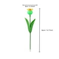 thumbnail image 3 of Bfogop Flower Hummingbirds Feeder for Outdoors,Small Bird Feeders for Garden,Butterfly Feeder, Colorful Butterfly Bath Bowl Bee Cups for Outdoor Garden Yard Decor, 3 of 7