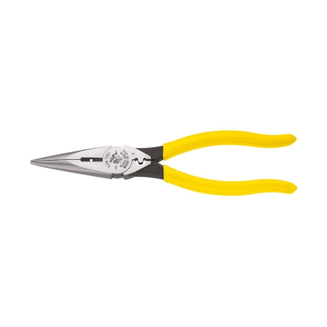 Alicates Klein Tools D203-8NCR - Cortador lateral de punta larga (20 cm)
