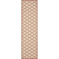 thumbnail image 6 of SAFAVIEH Courtyard Estelle Geometric Indoor/Outdoor Area Rug, Beige/Terracotta, 4' x 5'7", 6 of 10