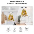 thumbnail image 3 of Toallas de manos Speedy-Gonzales con lazo de velcro, toallitas de manos de terciopelo coral para cocina y baño, 3 of 6