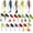 20PCS/Premium Set, variant on 10 Pcs Fishing Spinner Lures Kit, Inline Spinner Baits with Treble Hooks & Feather Tails, Metal Fishing Lures for Trout Bass Salmon Panfish, Multi-Color Freshwater Tackle Set