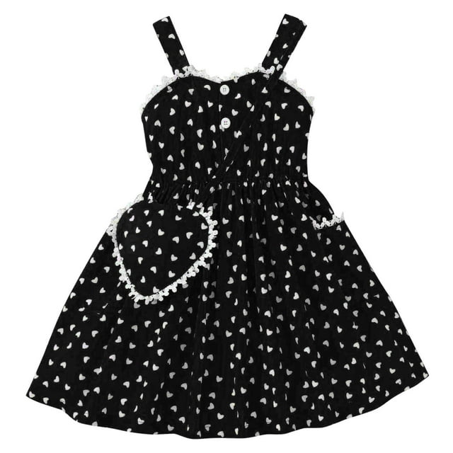 Kcodviy Robe Sans Manches pour Filles Tout-Petits Robe d'Anniversaire Parfaite Imprimés Princesse Robe avec Sac Robe d'Anniversaire pour Bébé Garçon 2 Pcs Tenues pour Robe Décontractée Vêtements pour Enfants