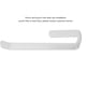 thumbnail image 5 of Toallero de alúmina espacial, soporte para papel higiénico, rollo de papel para baño, almacenamiento para colgar en la pared, 417032, soporte para papel higiénico alargado mate, 5 of 8