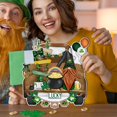 thumbnail image 3 of 2 piezas de decoración del Día de San Patricio PENGJTMXG Letrero de bienvenida madera Talla L y S, 3 of 4