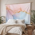 thumbnail image 3 of Pink Blue Marble Tapestry for Bedroom Wall Hanging Tapestry, Modern Ink Painting Abstract Ceiling Backdrop Tapestries Poster Blanket Wall Decor for Teens Room Living Room Dorm 39" x 59", 3 of 8