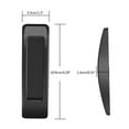 thumbnail image 3 of Hassle Frees On Wardrobe Handle No Drilling Needed Drawer Pulls Long lasting Closet Handle Quick & Safe Install, 3 of 8