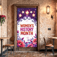 thumbnail image 4 of Women's History Month Floral Celebration Stars Background Backdrop Banner Decorations Photography Props Party Supplies Events Display, 4 of 7