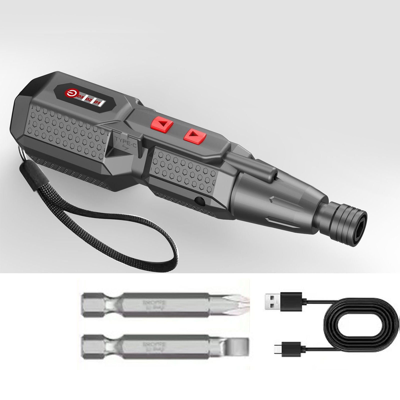 Rechargeable 4.2V Cordless Electric Screwdriver With Powerful Motor Ergonomic Grip And Interchangeable Screwdriver Bits