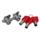 thumbnail image 2 of 2 Cerra De Alforjas Rojas Nuevas Para 3 Llaves Para Touring Electra DYNWAVEMX Candados para alforjas de motocicletas, 2 of 8