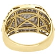 thumbnail image 4 of 10K Yellow Gold Diamond Egyptian Ankh Cross Pinky Ring Statement Band 0.98 CT., 4 of 5
