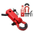 thumbnail image 2 of Colaxi Shackle Hitch Receiver Towing Kits Simple Using Attachments Portable Block Spare Parts with Hitch Pin for Trucks SUV Car Red, 2 of 8