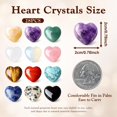 thumbnail image 3 of Funewest 28 Piezas de Piedras de Cristal Natural en Forma de Corazón para Sanación, 3 of 8
