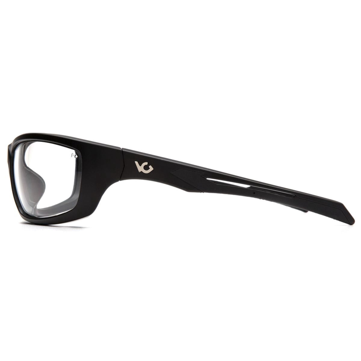 Pyramex Howitzer Safety Eye Glasses Blk Frame Clear AntiFog Lens