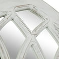 thumbnail image 4 of DecMode 36" x 60" White Distressed Window Pane Wall Mirror, 4 of 7