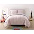 thumbnail image 3 of Laura Hart Kids Solid Blush and Lavender Reversible 3 Piece Full/Queen Comforter Set, 3 of 5