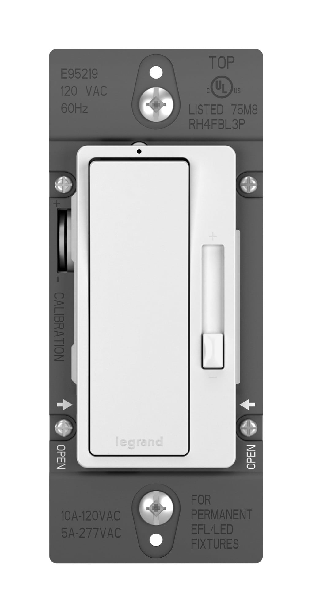 Legrand Rh4fbl3p Radiant Switch And Dimmer Wall Control White