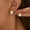 White, variant on A Pair of Light Luxury, Niche, Simple, and Elegant Single-bar Stud Earrings, French-style Women's Fashionable, Versatile, High-end Earrings, Trendy Ear Accessories